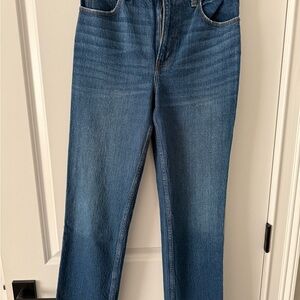 Abercrombie & Fitch Women's Straight Leg Blue Jeans